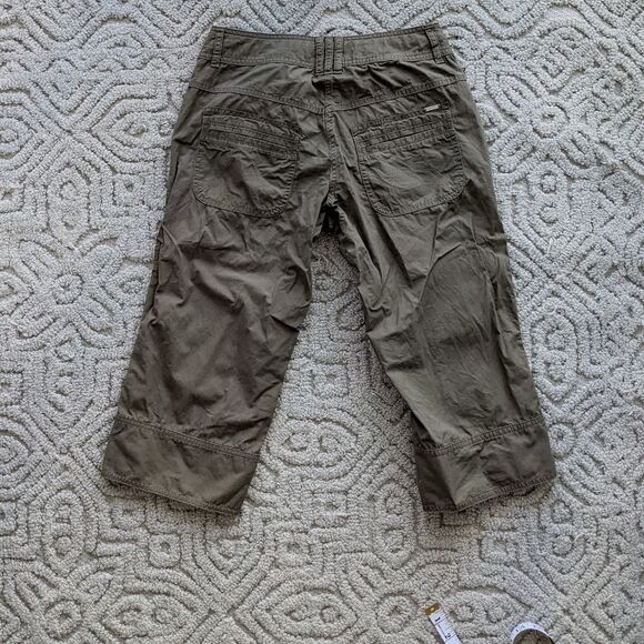 MEC Khaki green hiking trail crop pants size 2 @L1 - Picture 7 of 10